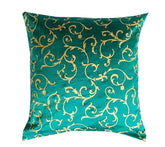 Set of 5 Silk Multi Color Cushion Covers 18x18 Inches, Sofa Cushion Cover, Indian Pillow Covers, Decorative Throw Pillow, Decorative Cushion